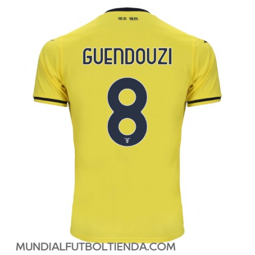 Camiseta Lazio Matteo Guendouzi #8 Segunda Equipación Replica 2024-25 mangas cortas